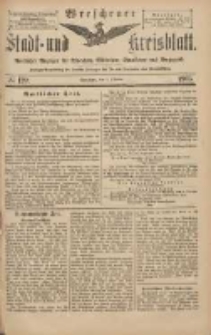 Wreschener Stadt und Kreisblatt: amtlicher Anzeiger für Wreschen, Miloslaw, Strzalkowo und Umgegend 1903.10.03 Nr120