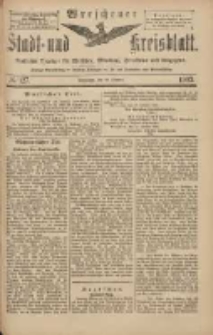 Wreschener Stadt und Kreisblatt: amtlicher Anzeiger für Wreschen, Miloslaw, Strzalkowo und Umgegend 1903.10.20 Nr127
