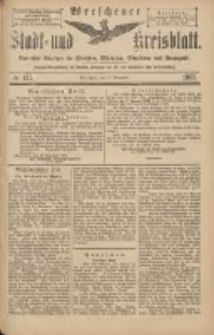 Wreschener Stadt und Kreisblatt: amtlicher Anzeiger für Wreschen, Miloslaw, Strzalkowo und Umgegend 1903.11.12 Nr137