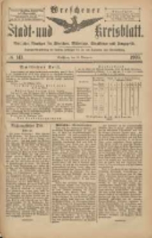 Wreschener Stadt und Kreisblatt: amtlicher Anzeiger für Wreschen, Miloslaw, Strzalkowo und Umgegend 1903.11.28 Nr143
