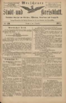 Wreschener Stadt und Kreisblatt: amtlicher Anzeiger f&uuml;r Wreschen, Miloslaw, Strzalkowo und Umgegend 1903.12.05 Nr146