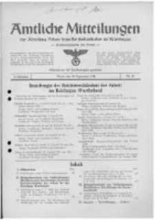 Amtliche Mitteilungen der Abteilung Arbeit beim Reichsstatthalter im Warthegau. 1941 Jg.2 nr16