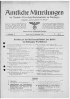 Amtliche Mitteilungen der Abteilung Arbeit beim Reichsstatthalter im Warthegau. 1941 Jg.2 nr19
