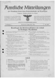 Amtliche Mitteilungen der Abteilung Arbeit beim Reichsstatthalter im Warthegau. 1941 Jg.2 nr20-21