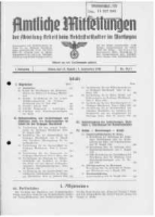 Amtliche Mitteilungen der Abteilung Arbeit beim Reichsstatthalter im Warthegau. 1940 Jg.1 nr10-11