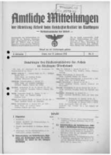 Amtliche Mitteilungen der Abteilung Arbeit beim Reichsstatthalter im Warthegau. 1941 Jg.2 nr3