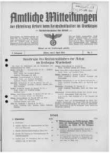 Amtliche Mitteilungen der Abteilung Arbeit beim Reichsstatthalter im Warthegau. 1941 Jg.2 nr5