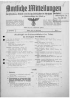 Amtliche Mitteilungen der Abteilung Arbeit beim Reichsstatthalter im Warthegau. 1941 Jg.2 nr9