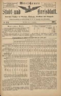 Wreschener Stadt und Kreisblatt: amtlicher Anzeiger f&uuml;r Wreschen, Miloslaw, Strzalkowo und Umgegend 1903.12.17 Nr151