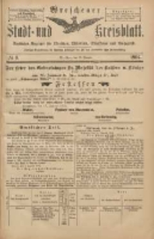 Wreschener Stadt und Kreisblatt: amtlicher Anzeiger f&uuml;r Wreschen, Miloslaw, Strzalkowo und Umgegend 1904.01.23 Nr9