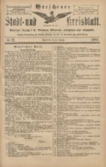 Wreschener Stadt und Kreisblatt: amtlicher Anzeiger f&uuml;r Wreschen, Miloslaw, Strzalkowo und Umgegend 1904.01.30 Nr12
