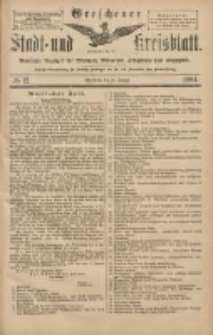 Wreschener Stadt und Kreisblatt: amtlicher Anzeiger für Wreschen, Miloslaw, Strzalkowo und Umgegend 1904.01.30 Nr12