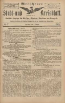 Wreschener Stadt und Kreisblatt: amtlicher Anzeiger f&uuml;r Wreschen, Miloslaw, Strzalkowo und Umgegend 1904.02.11 Nr17