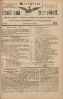 Wreschener Stadt und Kreisblatt: amtlicher Anzeiger f&uuml;r Wreschen, Miloslaw, Strzalkowo und Umgegend 1904.02.13 Nr18