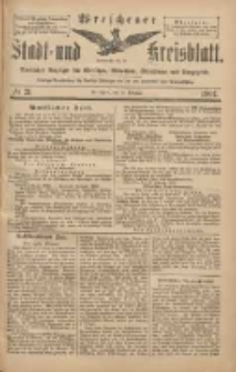 Wreschener Stadt und Kreisblatt: amtlicher Anzeiger f&uuml;r Wreschen, Miloslaw, Strzalkowo und Umgegend 1904.02.20 Nr21
