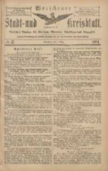 Wreschener Stadt und Kreisblatt: amtlicher Anzeiger f&uuml;r Wreschen, Miloslaw, Strzalkowo und Umgegend 1904.03.05 Nr27