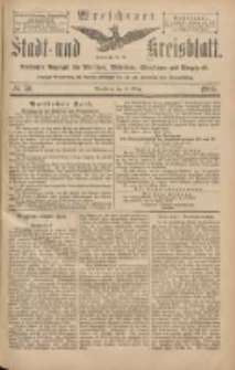 Wreschener Stadt und Kreisblatt: amtlicher Anzeiger f&uuml;r Wreschen, Miloslaw, Strzalkowo und Umgegend 1904.03.12 Nr30