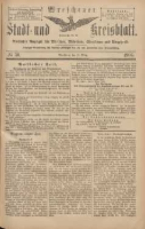 Wreschener Stadt und Kreisblatt: amtlicher Anzeiger für Wreschen, Miloslaw, Strzalkowo und Umgegend 1904.03.12 Nr30