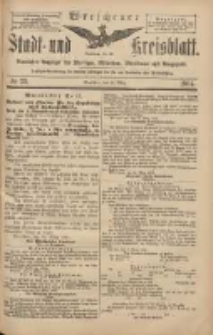 Wreschener Stadt und Kreisblatt: amtlicher Anzeiger für Wreschen, Miloslaw, Strzalkowo und Umgegend 1904.03.19 Nr33