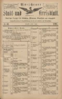 Wreschener Stadt und Kreisblatt: amtlicher Anzeiger für Wreschen, Miloslaw, Strzalkowo und Umgegend 1904.04.07 Nr40