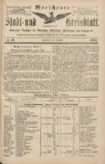 Wreschener Stadt und Kreisblatt: amtlicher Anzeiger f&uuml;r Wreschen, Miloslaw, Strzalkowo und Umgegend 1904.04.19 Nr45