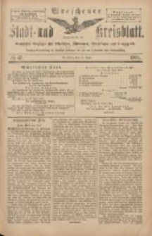 Wreschener Stadt und Kreisblatt: amtlicher Anzeiger f&uuml;r Wreschen, Miloslaw, Strzalkowo und Umgegend 1904.04.23 Nr47
