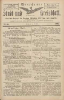 Wreschener Stadt und Kreisblatt: amtlicher Anzeiger f&uuml;r Wreschen, Miloslaw, Strzalkowo und Umgegend 1904.04.30 Nr50