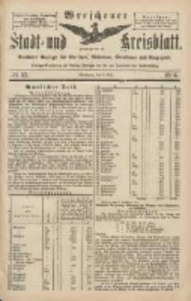Wreschener Stadt und Kreisblatt: amtlicher Anzeiger f&uuml;r Wreschen, Miloslaw, Strzalkowo und Umgegend 1904.05.05 Nr52