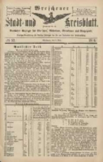 Wreschener Stadt und Kreisblatt: amtlicher Anzeiger für Wreschen, Miloslaw, Strzalkowo und Umgegend 1904.05.05 Nr52