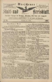 Wreschener Stadt und Kreisblatt: amtlicher Anzeiger f&uuml;r Wreschen, Miloslaw, Strzalkowo und Umgegend 1904.05.10 Nr54