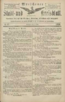 Wreschener Stadt und Kreisblatt: amtlicher Anzeiger f&uuml;r Wreschen, Miloslaw, Strzalkowo und Umgegend 1904.05.17 Nr57