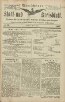 Wreschener Stadt und Kreisblatt: amtlicher Anzeiger f&uuml;r Wreschen, Miloslaw, Strzalkowo und Umgegend 1904.05.26 Nr60