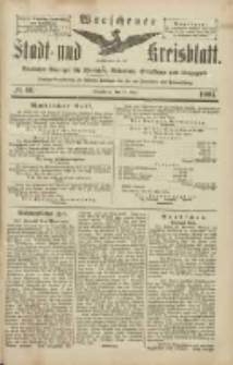 Wreschener Stadt und Kreisblatt: amtlicher Anzeiger für Wreschen, Miloslaw, Strzalkowo und Umgegend 1904.05.26 Nr60