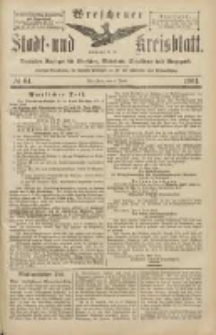 Wreschener Stadt und Kreisblatt: amtlicher Anzeiger für Wreschen, Miloslaw, Strzalkowo und Umgegend 1904.06.04 Nr64