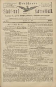 Wreschener Stadt und Kreisblatt: amtlicher Anzeiger f&uuml;r Wreschen, Miloslaw, Strzalkowo und Umgegend 1904.06.07 Nr65