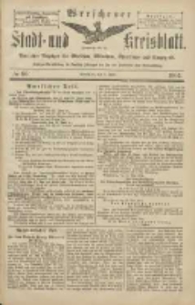 Wreschener Stadt und Kreisblatt: amtlicher Anzeiger f&uuml;r Wreschen, Miloslaw, Strzalkowo und Umgegend 1904.06.09 Nr66