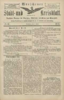 Wreschener Stadt und Kreisblatt: amtlicher Anzeiger f&uuml;r Wreschen, Miloslaw, Strzalkowo und Umgegend 1904.06.11 Nr67
