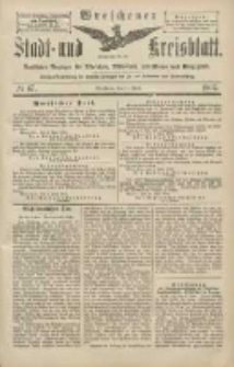 Wreschener Stadt und Kreisblatt: amtlicher Anzeiger für Wreschen, Miloslaw, Strzalkowo und Umgegend 1904.06.11 Nr67