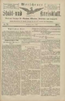 Wreschener Stadt und Kreisblatt: amtlicher Anzeiger f&uuml;r Wreschen, Miloslaw, Strzalkowo und Umgegend 1904.07.07 Nr78