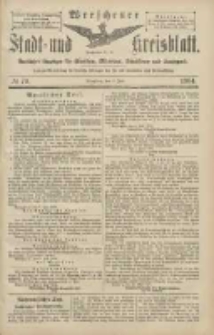 Wreschener Stadt und Kreisblatt: amtlicher Anzeiger für Wreschen, Miloslaw, Strzalkowo und Umgegend 1904.07.09 Nr79
