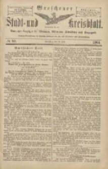 Wreschener Stadt und Kreisblatt: amtlicher Anzeiger für Wreschen, Miloslaw, Strzalkowo und Umgegend 1904.07.12 Nr80