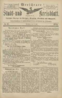Wreschener Stadt und Kreisblatt: amtlicher Anzeiger f&uuml;r Wreschen, Miloslaw, Strzalkowo und Umgegend 1904.07.19 Nr83