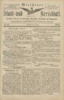 Wreschener Stadt und Kreisblatt: amtlicher Anzeiger für Wreschen, Miloslaw, Strzalkowo und Umgegend 1904.07.19 Nr83