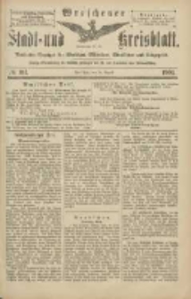 Wreschener Stadt und Kreisblatt: amtlicher Anzeiger f&uuml;r Wreschen, Miloslaw, Strzalkowo und Umgegend 1904.08.30 Nr101