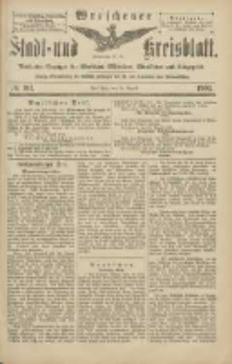 Wreschener Stadt und Kreisblatt: amtlicher Anzeiger für Wreschen, Miloslaw, Strzalkowo und Umgegend 1904.08.30 Nr101