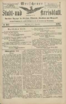 Wreschener Stadt und Kreisblatt: amtlicher Anzeiger f&uuml;r Wreschen, Miloslaw, Strzalkowo und Umgegend 1904.09.01 Nr102