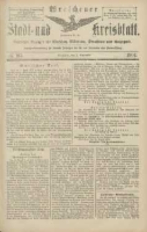 Wreschener Stadt und Kreisblatt: amtlicher Anzeiger für Wreschen, Miloslaw, Strzalkowo und Umgegend 1904.09.03 Nr103