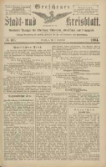 Wreschener Stadt und Kreisblatt: amtlicher Anzeiger f&uuml;r Wreschen, Miloslaw, Strzalkowo und Umgegend 1904.09.08 Nr105