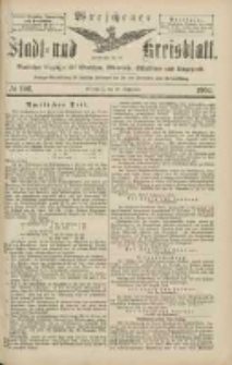 Wreschener Stadt und Kreisblatt: amtlicher Anzeiger für Wreschen, Miloslaw, Strzalkowo und Umgegend 1904.09.10 Nr106