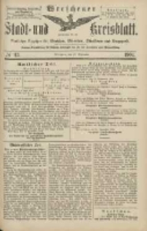 Wreschener Stadt und Kreisblatt: amtlicher Anzeiger f&uuml;r Wreschen, Miloslaw, Strzalkowo und Umgegend 1904.09.27 Nr113